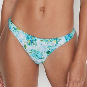Victoria’s Secret Itsy Ruched Back Floral Bikini Bottom S